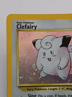 Clefairy 6/130 Base Set 2 Rare Holo Pokemon Card 2000 Vintage WOTC MP - Image 2