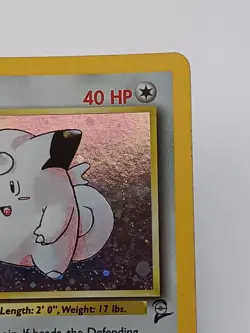 Clefairy 6/130 Base Set 2 Rare Holo Pokemon Card 2000 Vintage WOTC MP - Image 3
