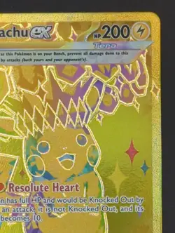 Pikachu ex 179/131 Hyper Rare GOLD Pokemon TCG Prismatic Evolutions NM - Image 5