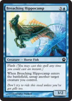Breaching Hippocamp - Light Play MTG Theros - Image 1