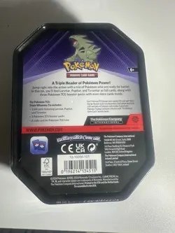 Pokemon TCG: Tyranitar Triple Whammy Collectors Tin - Factory Sealed - Image 2
