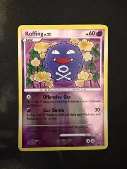 Koffing 68/111 Platinum Rising Rivals Reverse Holo Pokemon TCG - Image 1