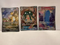 Pokemon TCG 3 Illustration Rare lot - Image 1