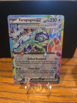 Terapagos ex 128/142 Sv07: Stellar Crown Holo Pokemon TCG (NM) - Image 1