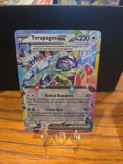 Terapagos ex 128/142 Sv07: Stellar Crown Holo Pokemon TCG (NM) - Image 2