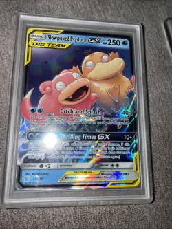 Pokemon TCG Slowpoke & Psyduck GX 35/236 Unified Minds Ultra Rare Holo - Image 3