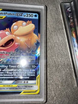 Pokemon TCG Slowpoke & Psyduck GX 35/236 Unified Minds Ultra Rare Holo - Image 4