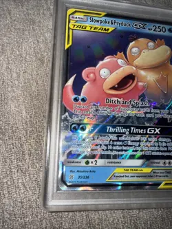 Pokemon TCG Slowpoke & Psyduck GX 35/236 Unified Minds Ultra Rare Holo - Image 5