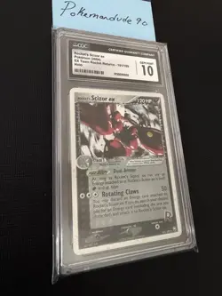 Pokemon Rocket's Scizor ex #101/109 Team Rocket Returns Holo - CGC Gem Mint 10 - Image 3
