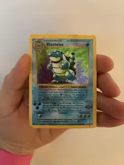 Pokemon TCG Blastoise Base Set Holo Rare 2/102 1999 Stage 2 100 HP English - Image 4