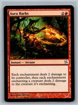 Magic MTG Betrayers of Kamigawa Aura Barbs #94/165 TCG CCG - Image 1