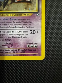 Slowking 14/111 Neo Genesis Holo Rare Holo English Stage 1 80 HP Pokemon TCG - Image 4