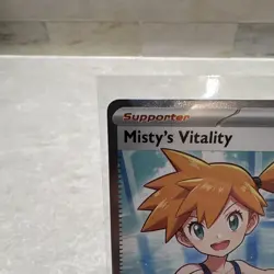 Misty's Vitality Full Art Holo 111/084 Pitch Black Ultra Rare NM - Image 3