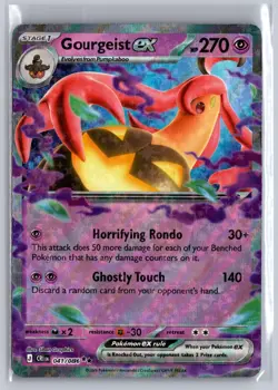GOURGEIST EX 041/086 DOUBLE RARE CHAOS RISING POKEMON - Image 1