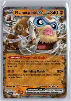 MAMOSWINE EX 079/159 DOUBLE RARE JOURNEY TOGETHER POKEMON HOLO - Image 1