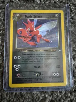Dark Scizor 2002 Neo Destiny Pokemon Holo 9/105 LP-MP+ - Image 1