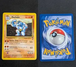 Machoke 49/130 Uncommon Base Set 2 Pokemon Near Mint - Image 1