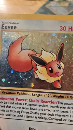 Eevee 11/53 Wotc Black Star Promo 2000 Holo Pokemon Heavily Played - Image 3