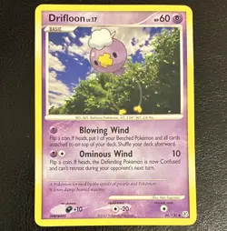 Pokemon TCG Drifloon 46/130 Diamond & Pearl Uncommon Regular Lightly Played - Image 1