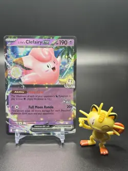 Lillie's Clefairy ex 056/159 Pokemon Sv09: Journey Together Holo - NM - Image 1