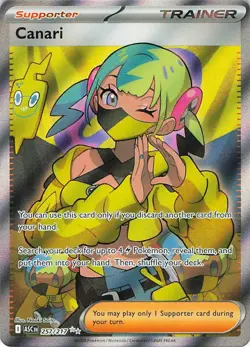 Canari 257/217 Ultra Rare Ascended Heroes Pokemon Holo Near Mint - Image 1