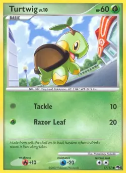 Turtwig - 17/17 - COSMO HOLO LP TCG Pokemon - Image 1