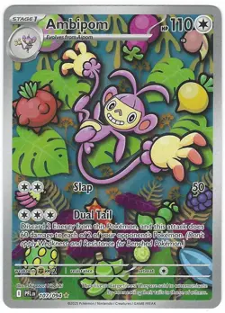 Ambipom 107/094 Me02: Phantasmal Flames Illustration Rare (IR) Pokemon NM - Image 1