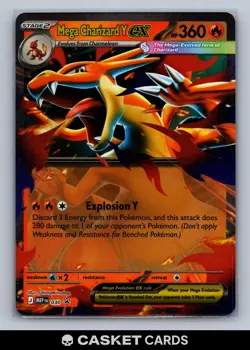 Mega Charizard Y ex 030 Holo Promo ME: Mega Evolution Promo Pokemon Near Mint - Image 1