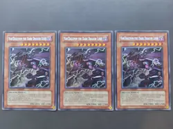 Yugioh - Van'Dalgyon the Dark Dragon Lord YR01-EN001 Secret Rare Playset x3 - Image 1