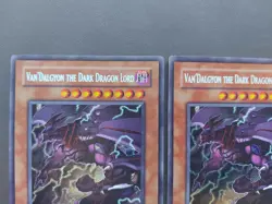 Yugioh - Van'Dalgyon the Dark Dragon Lord YR01-EN001 Secret Rare Playset x3 - Image 2