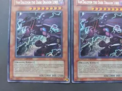 Yugioh - Van'Dalgyon the Dark Dragon Lord YR01-EN001 Secret Rare Playset x3 - Image 3
