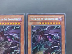 Yugioh - Van'Dalgyon the Dark Dragon Lord YR01-EN001 Secret Rare Playset x3 - Image 4