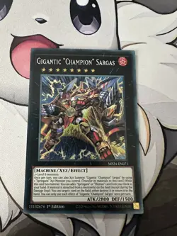 Yugioh MP24-EN071 - Gigantic "Champion" Sargas - Secret Rare - Image 1