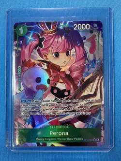 Perona OP12-034 SR Legacy of The Master English (Alternate Art) - Image 3