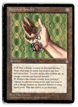 Jeweled Amulet - HP Heavily Played - Ice Age - MTG Magic the Gathering - Image 1