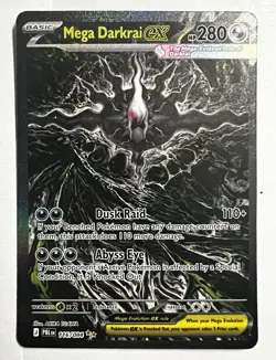 Mega Darkrai EX SIR Holo Pokemon TCG Card 116/084 English Pitch Black - Image 1