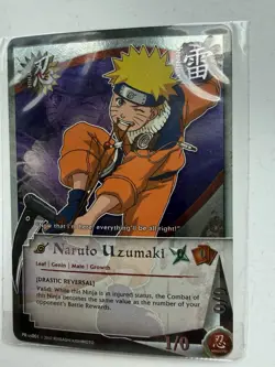 Naruto Uzumaki Ninja Foil Promo Card PR US001 English Naruto CCG Bandai Sealed - Image 2