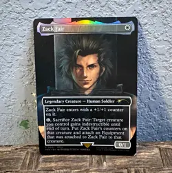 Zack Fair Foil promo card + mtg card bundle - Image 1