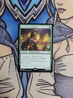 1x Setessan Champion (Foil Promo Stamp) - NM/M THB Promo Packs MTG Magic - Image 1