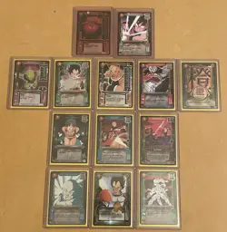 Dragon Ball Z 2005 Score TCG All 3 Sagas Lot Of 2 Promos And 11 Foil Cards - Image 1