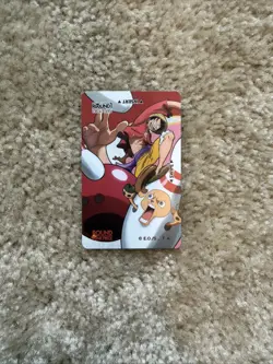 One Piece Round 1 Player Card Monkey D. Luffy Tony Chopper Round1 - Image 1