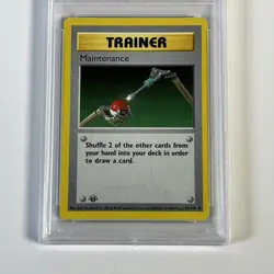 PSA 8.5 Maintenance 83/102 1ST EDITION Base Set Shadowless Pokemon Card - Image 3
