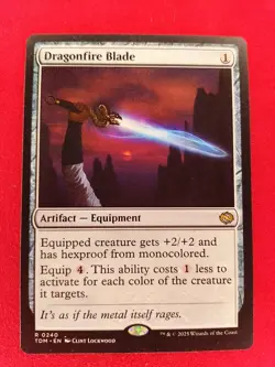 Dragonfire Blade - Tarkir Dragonstorm - Rare - NM (see pics) MTG - Image 1