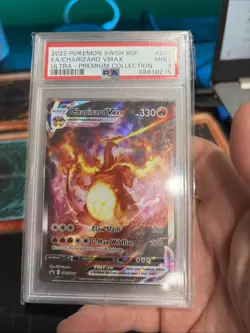 2022 Pokemon Charizard VMAX SWSH261 Sword & Shield Promo Holo Card Psa 9 - Image 1