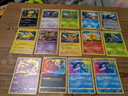 Pokemon TCG 14 Card Holo/Reverse Holo Lot - Pikachu, Kyogre, Giratina - Image 1