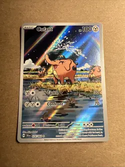 Cufant Pokemon TCG Shrouded Fable Illustration Rare Card 076/064 - Image 1