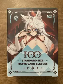 GamerSupps VCard Awakened Worlds Card Silvervale, 100 Matte Card Sleeves - Image 1
