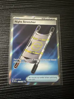 Night Stretcher 173/132 Pokemon Mega Evolution 2025 Full Art NM Near Mint - Image 1