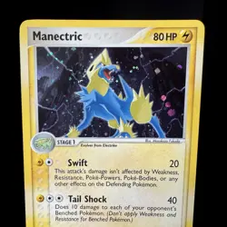 Manectric 7/106 EX Emerald 2005 Holo Rare Pokemon Card TCG NM - Image 2
