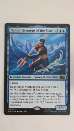 Namor, Scourge of the Seas 631 Commander: Marvel Super Heroes MTG - Image 1